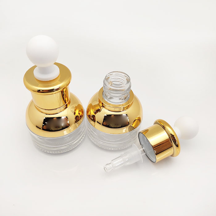 high quality glass 20ml 30ml 50ml 100ml luxury essential oil dropper bottle serum bottle