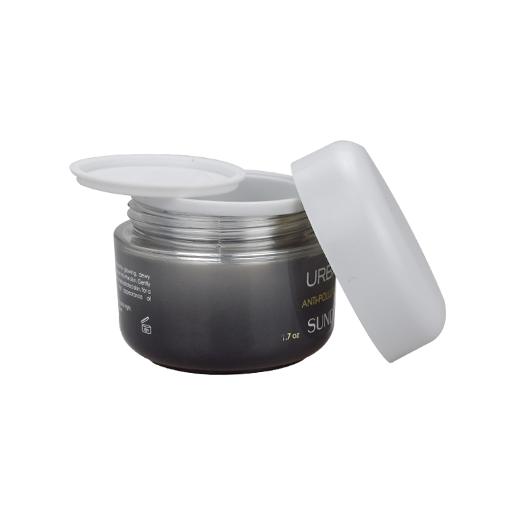 high quality glass cosmetic packaging 15g 30g 50g empty cosmetic cream glass jar with lid