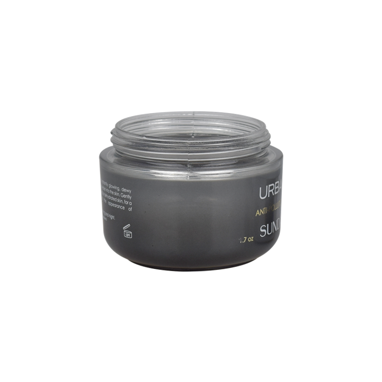 high quality glass cosmetic packaging 15g 30g 50g empty cosmetic cream glass jar with lid