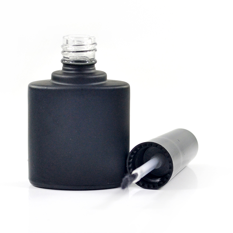 high quality oval 5ml 7ml 9ml 10ml 11ml 13ml 14ml 17ml clear black nail polish glass bottle with brush cap
