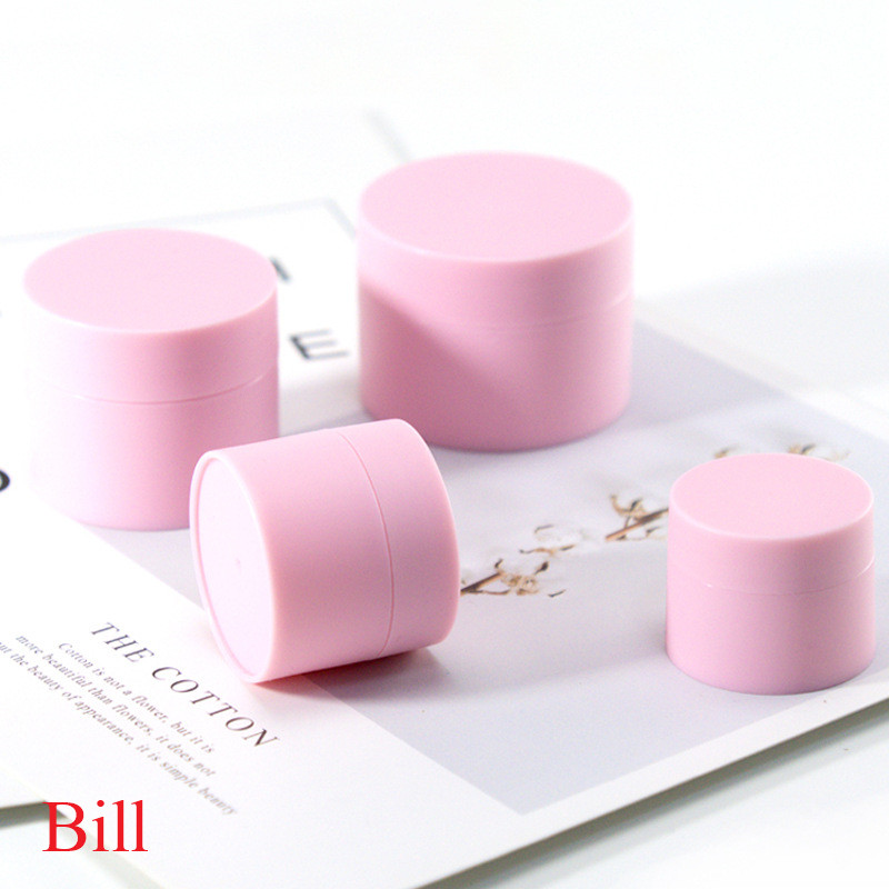 high quality plastic matte PP double wall cosmetic cream empty jar for skin care 5g 15g 20g 30g 50g