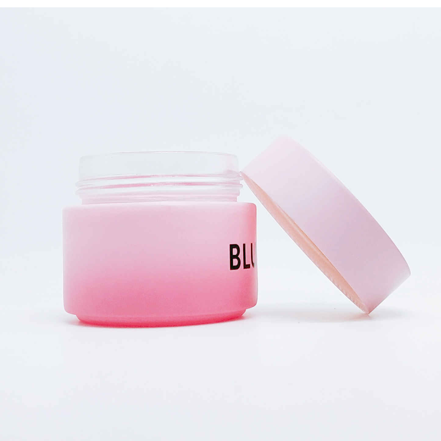 high quality popular 50ml cosmetic cream jars 5g 10g 20g 30g 50g 100g matte blue purple gradient glass night face cream jar