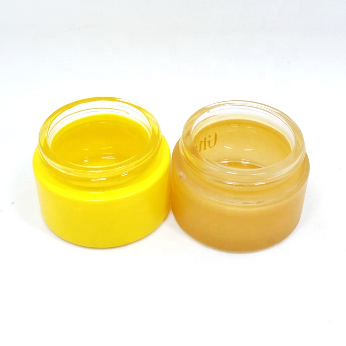 high quality popular 50ml cosmetic cream jars 5g 10g 20g 30g 50g 100g matte glass night face cream jar