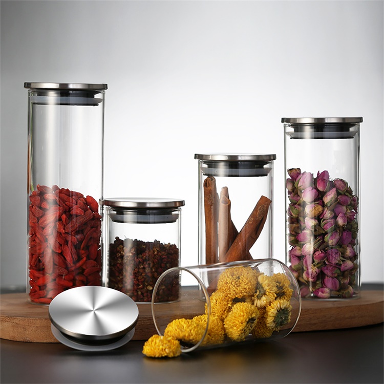 high quality storage bottles & jars glass manufacturer glass jar food storage