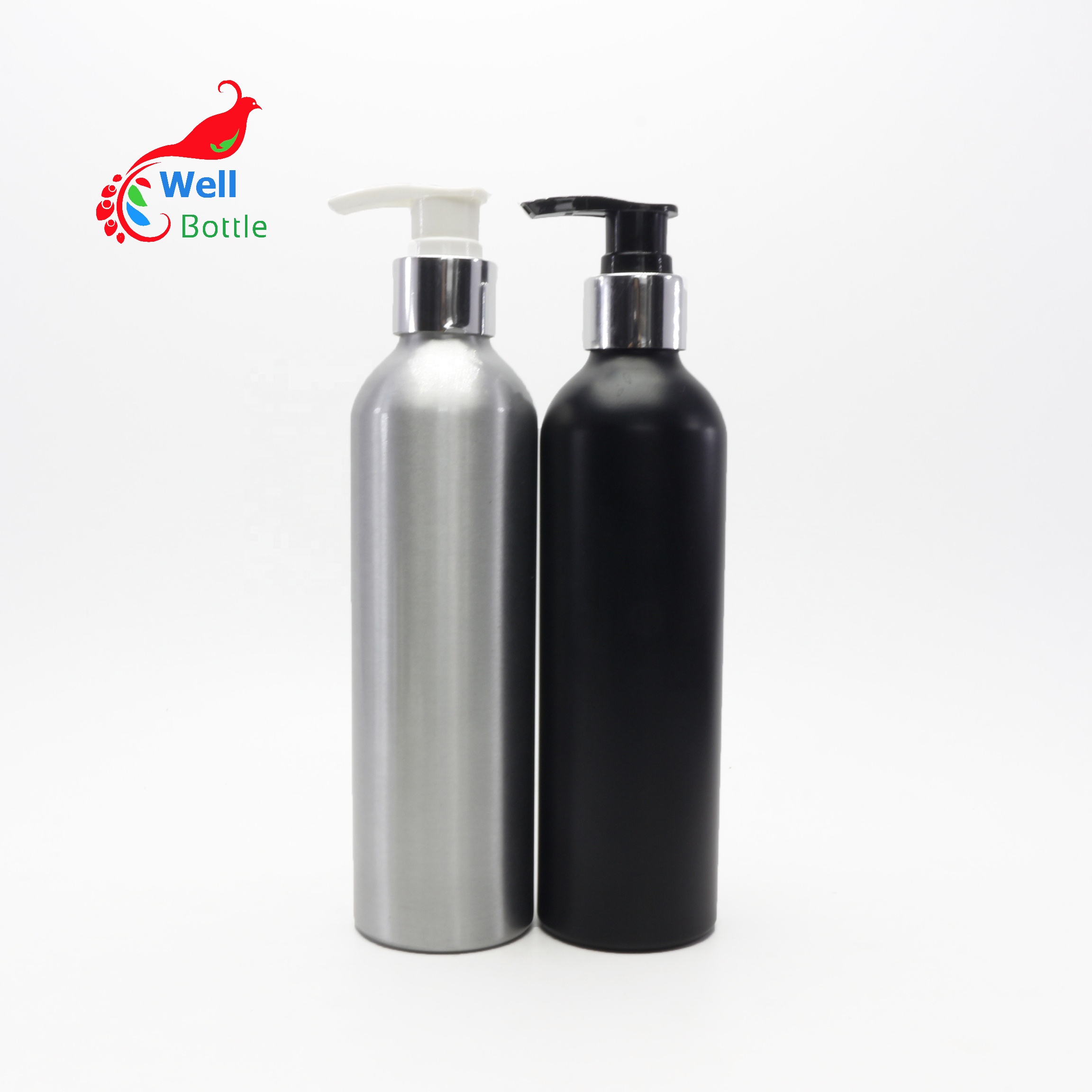 high quality unique empty 30ml 50ml 200ml 250ml 500ml shampoo cosmetic pump spray aluminum screw bottle AB015E