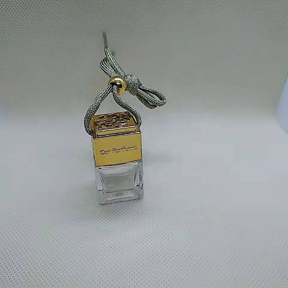 high sheet Decorative air freshener Hanging Mini car perfume bottle glass bottle