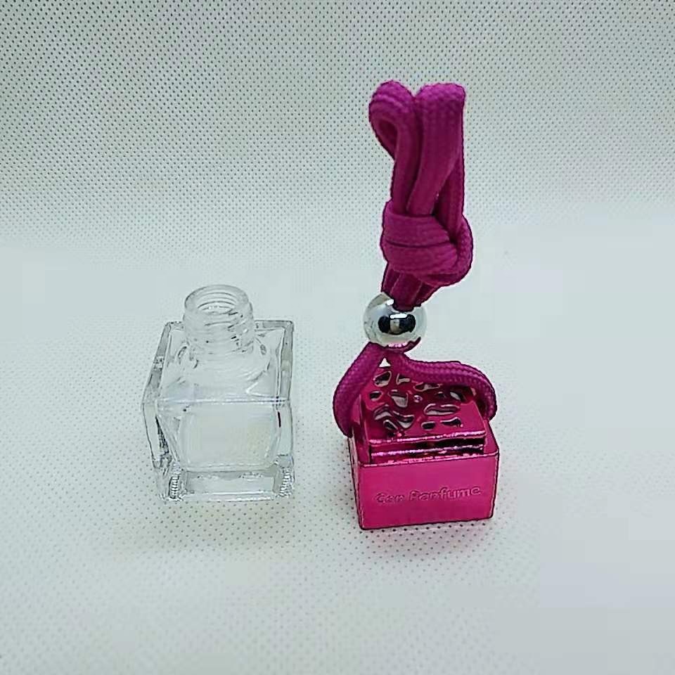 high sheet Decorative air freshener Hanging Mini car perfume bottle glass bottle