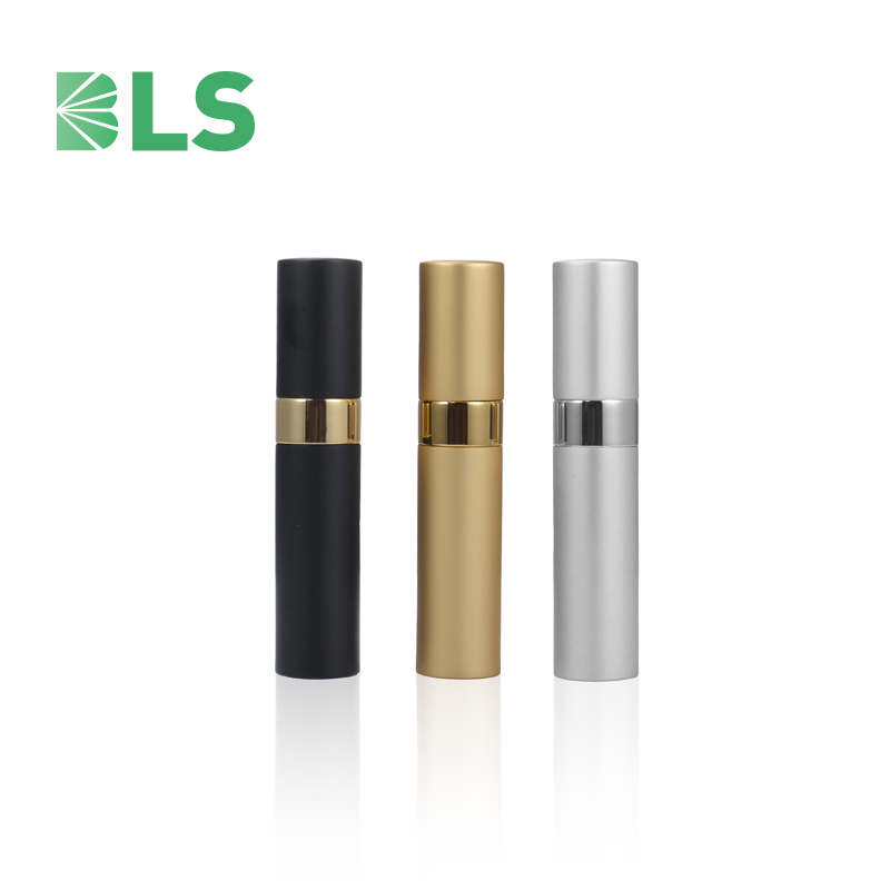 hiqh quality aluminum material perfume atomizer bottle pump spray 15ml perfume atomizer
