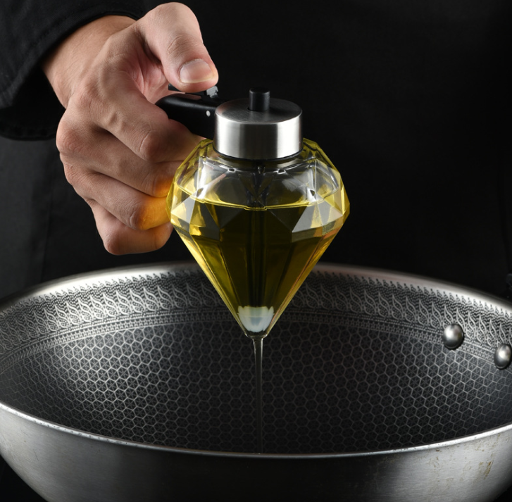 home kitchenware cooking bbq olive oil can large capacity glass oil pot