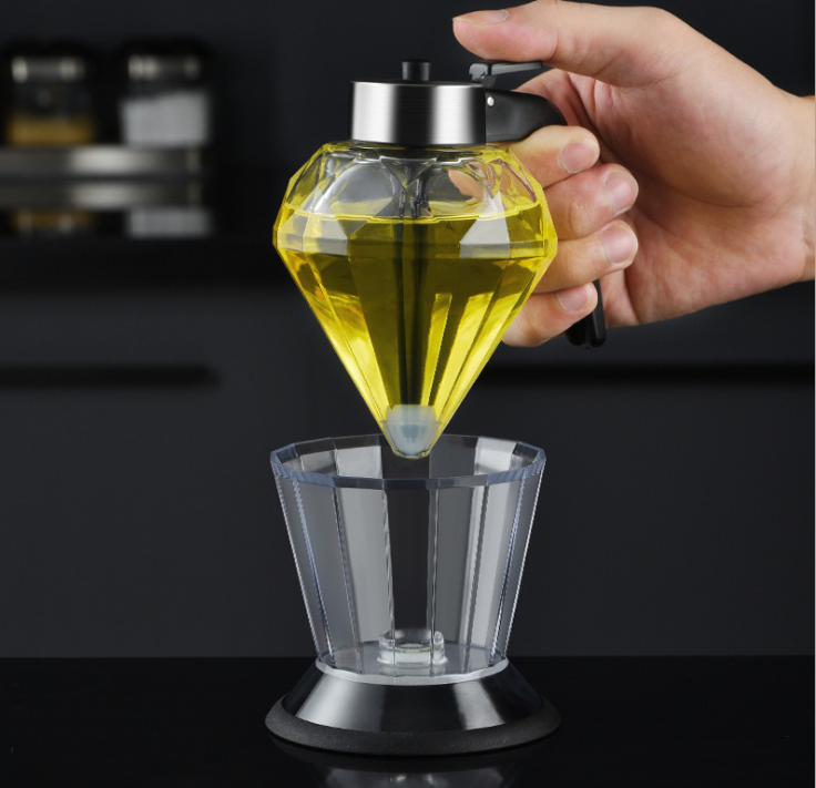 home kitchenware cooking bbq olive oil can large capacity glass oil pot