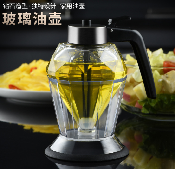 home kitchenware cooking bbq olive oil can large capacity glass oil pot