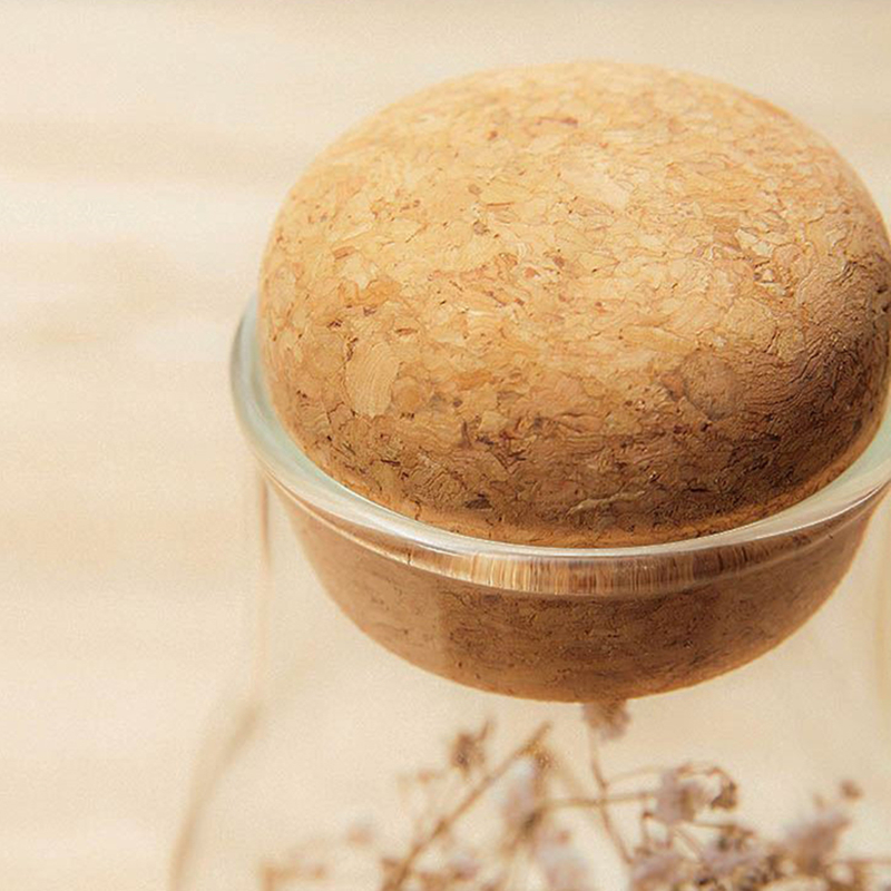 home storage kitchen with a lid for spice glass jars nut jars with cork lid
