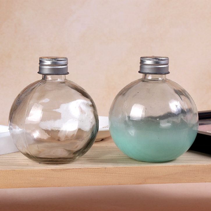 honey no moq bee uniqure stock round wine water drinking coffee cold juice beverage glass bottle aluminum cap 270ML350ML