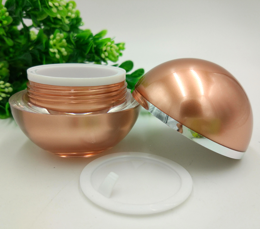 hongding like ball shape excellent quality HDO use 5/15/30/50g skin jar ball mason jars wholesale jar for cream