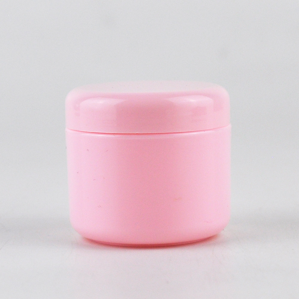 hot pink beauty cosmetic packaging body cream plastic jar