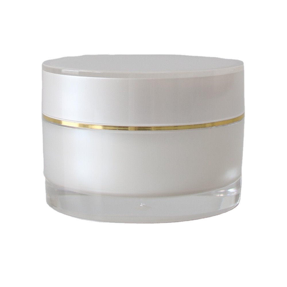 hot sale 15g 30g 50g new style face cream acrylic cosmetic jar with skin Care Cream