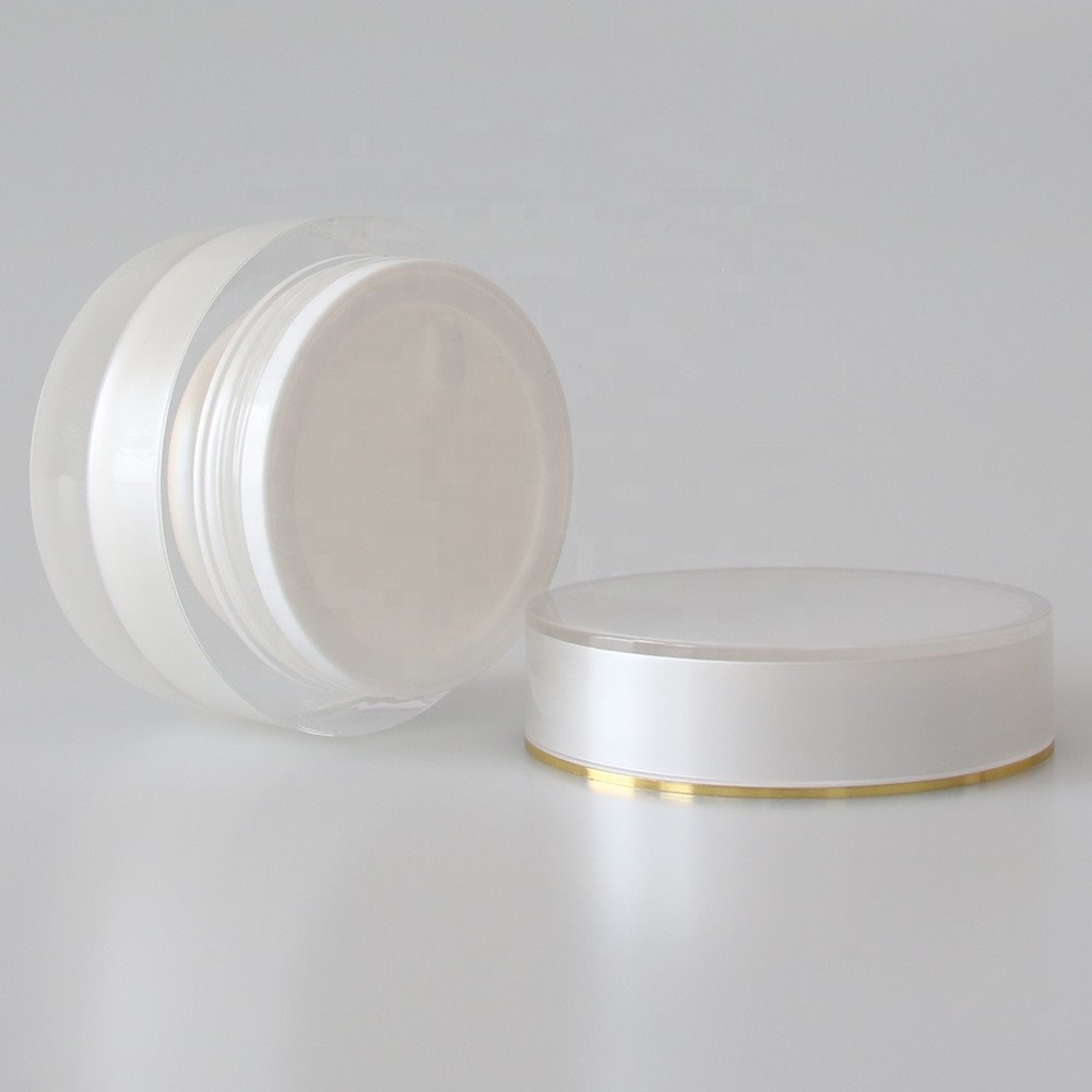 hot sale 15g 30g 50g new style face cream acrylic cosmetic jar with skin Care Cream
