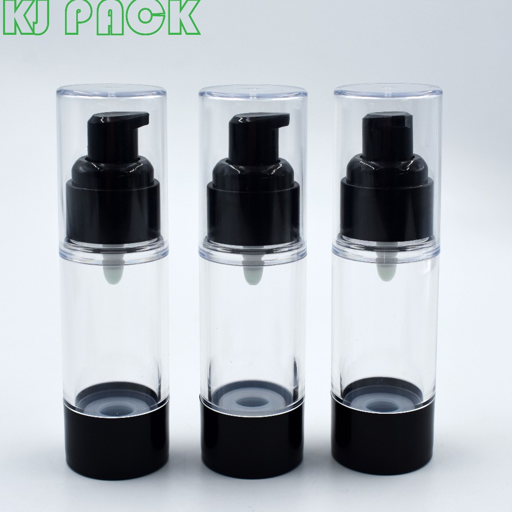 hot sale 15ml 30ml 40ml 50ml Gold Airless Pump Lotion Bottle For Cosmetic Makeup Packaging