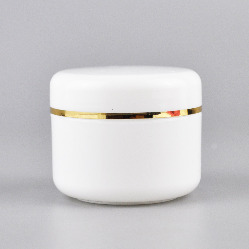hot sale 30ml 50ml 100ml 150ml 250 ml white pp cosmetic cream jar
