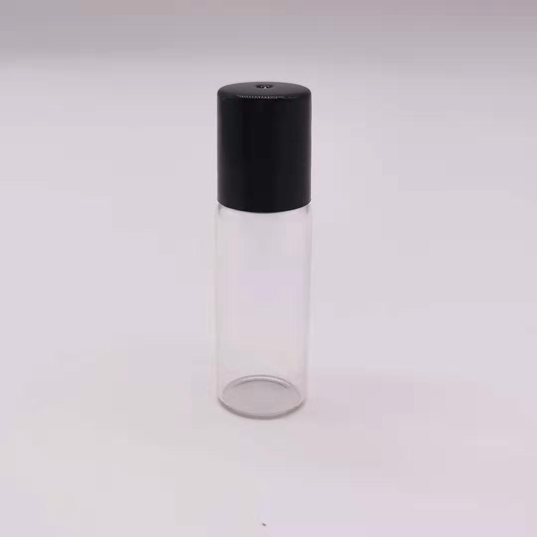 hot sale 3ml glass roll on bottle with stainless ball