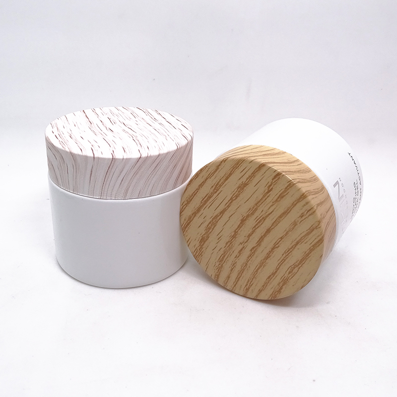 hot sale 50ml 50g 100g custom painted frosted empty cosmetic jars for face cream