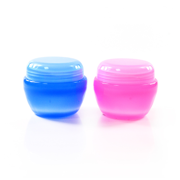 hot sale 5g 10g 20g 30g empty plastic pp cosmetic cream mushroom shape jar with colors