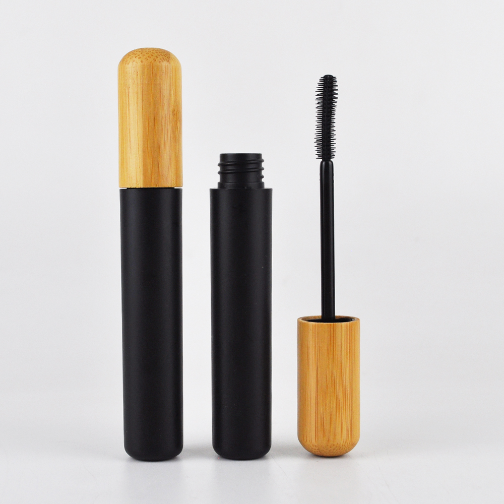 hot sale 5ml black bamboo mascara bottle eco friendly bamboo mascara tube