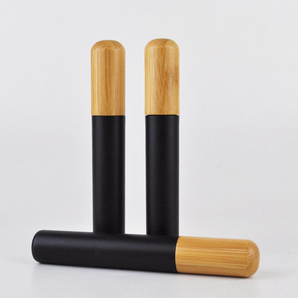 hot sale 5ml black bamboo mascara bottle eco friendly bamboo mascara tube