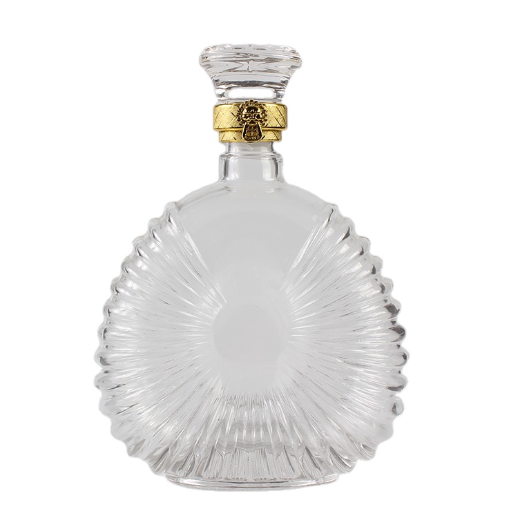 hot sale  Fancy Alcohol glass Bottle for Beverage Liquor Whiskey