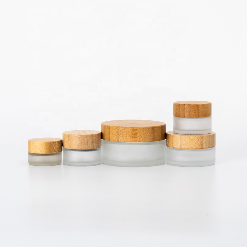 hot sale bamboo glass bottle cap candle jar with bamboo lid