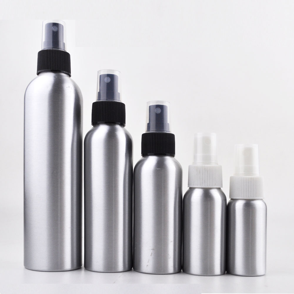 hot sale body cream pump cap containers aluminium bottle 100ml