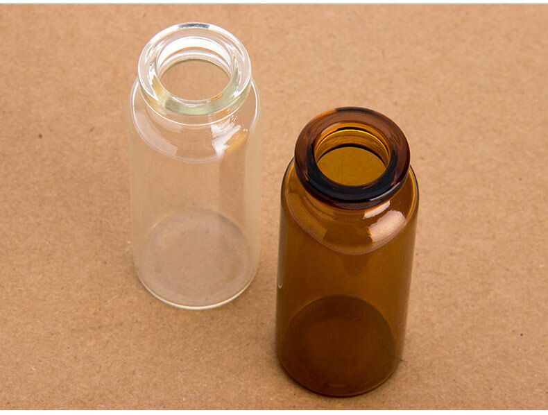 hot sale clear amber vial 2ml 3ml 5ml 10ml 20ml glass oral liquid bottle sale direct from factory