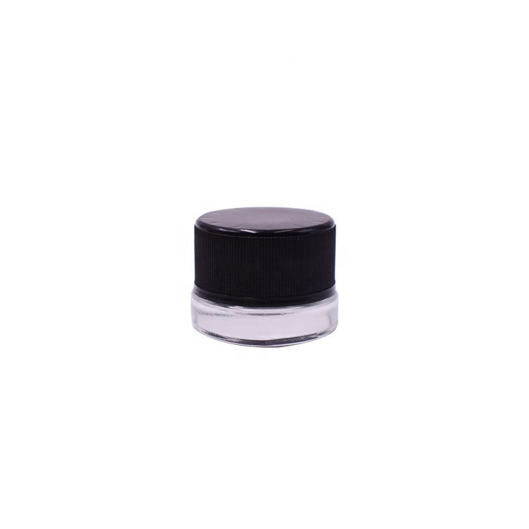 hot sale concentrate eye cream transparent 5g 7g 9g child resistant glass jar for tobacco