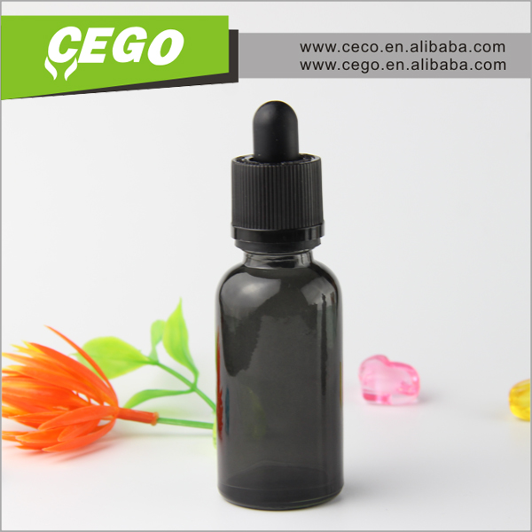 hot sale custom paper packing tube box 1/2oz 1oz 60ml 2oz black boston round glass dropper bottles