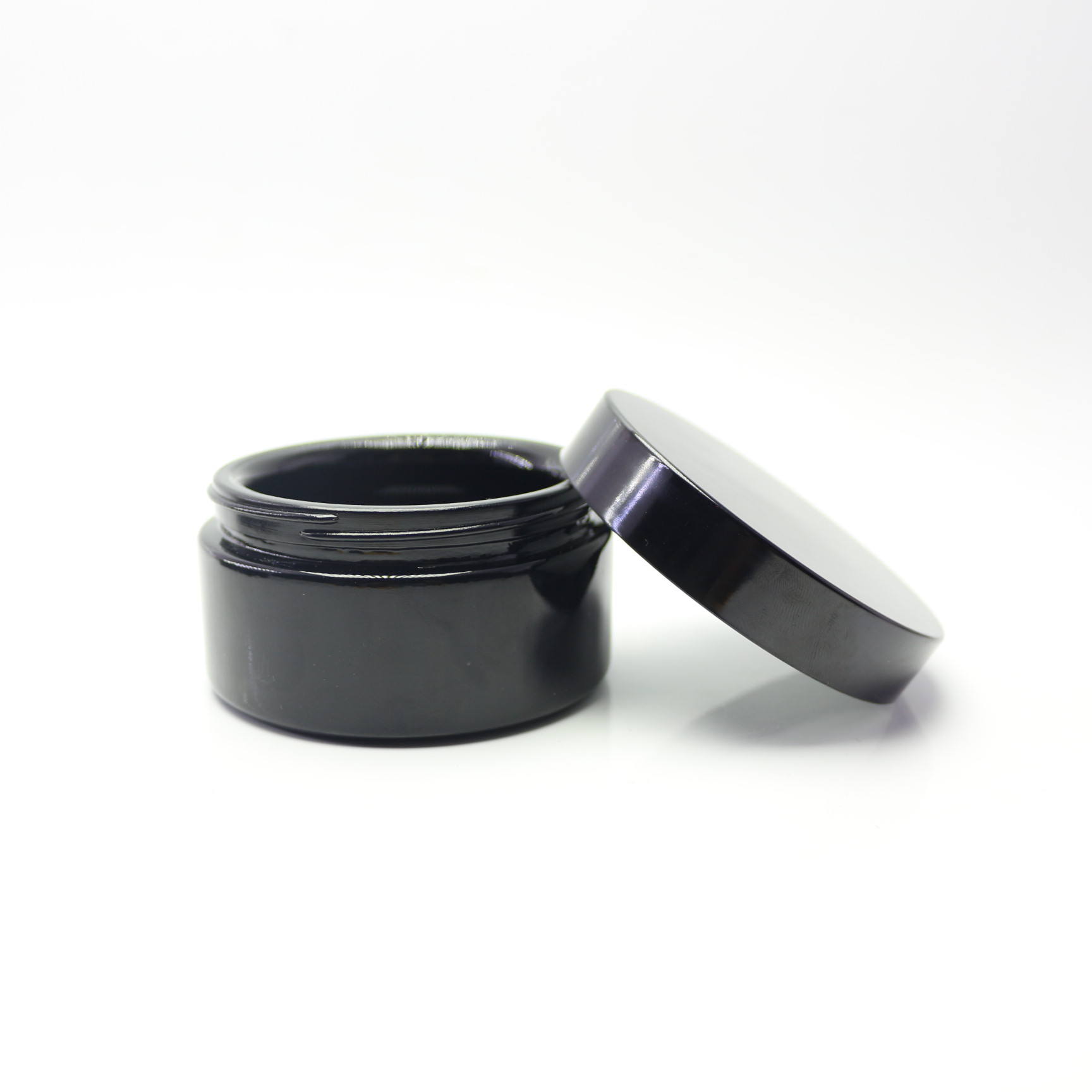 hot sale dark violet jars and bottles for cosmetic DVJ-083C