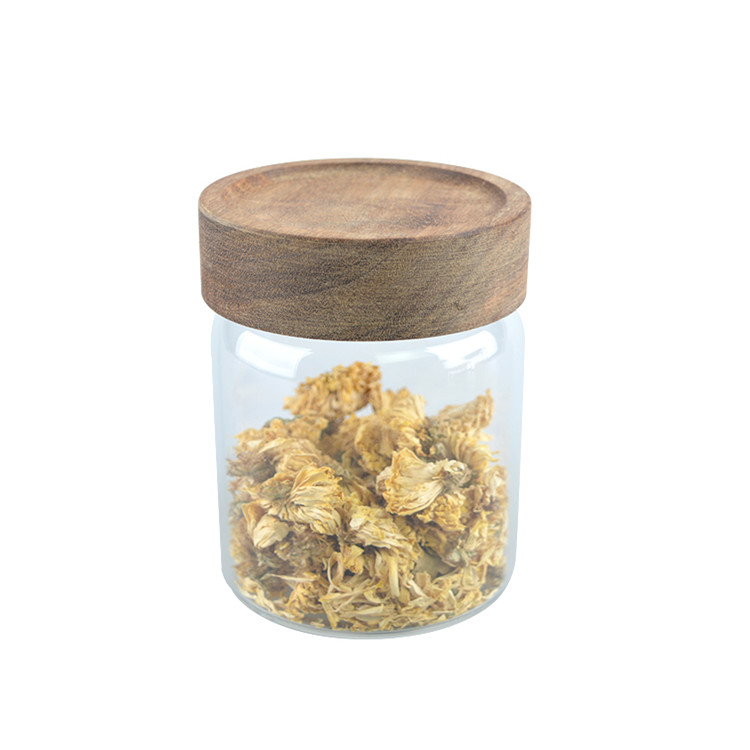 hot sale household sealed glass bottle jars clear storage glass jars