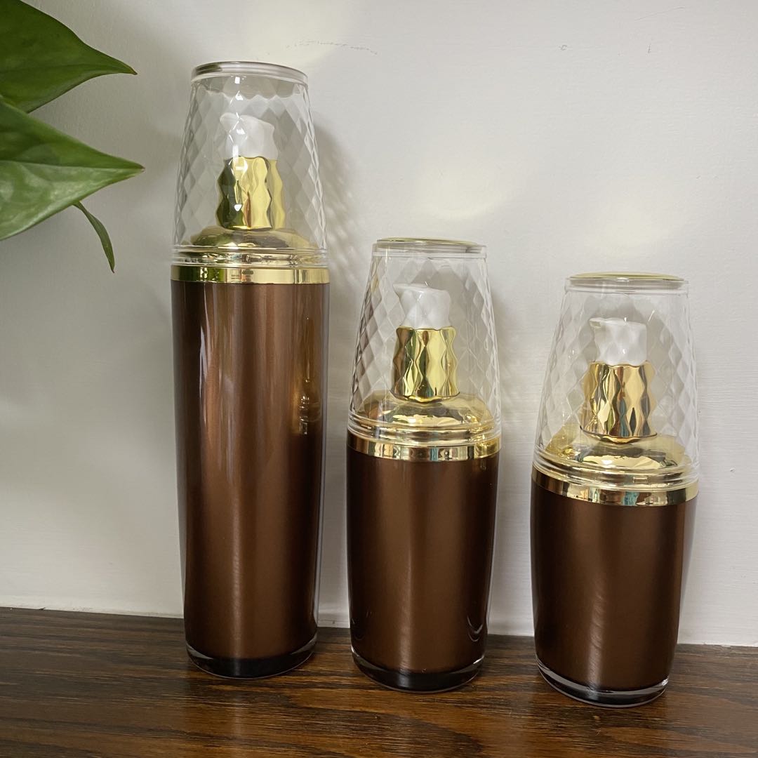 hot sale korean empty cream container luxury plastic cosmetics acrylic face cream jars set