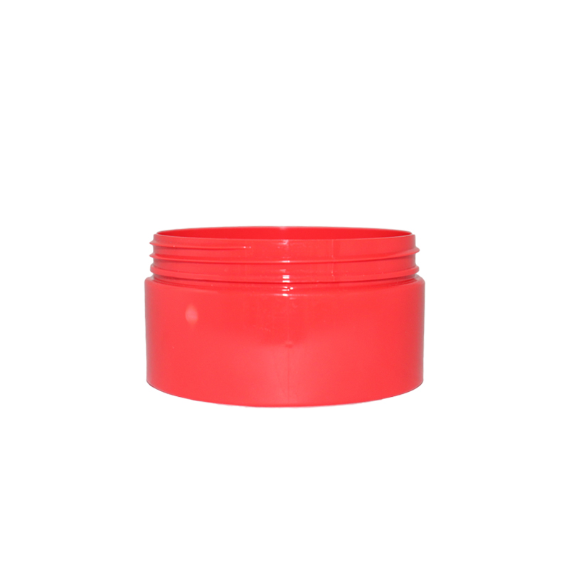 hot sale mason body container clear red 30g 40g 50g 60g 80g 100g plastic cream jar with aluminum lid