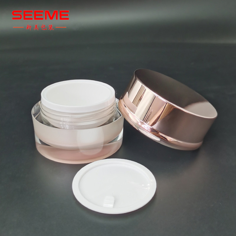 hot sale plastic cosmetic cream jar acrylic cream container 30g 50g