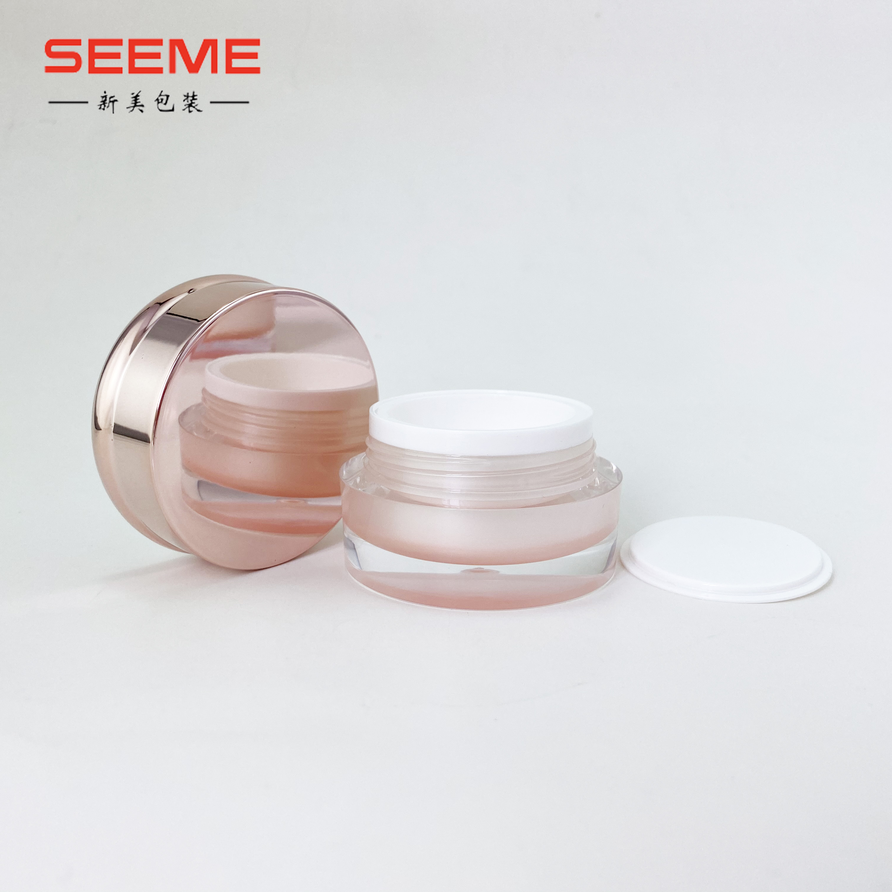 hot sale plastic cosmetic cream jar acrylic cream container 30g 50g