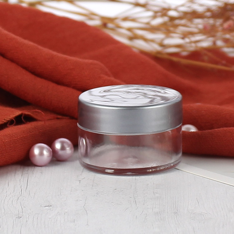 hot sale plastic custom printing portable face cream jar for cosmetic