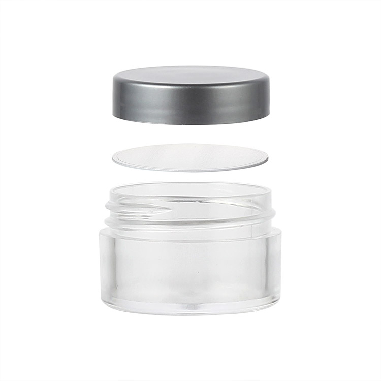 hot sale plastic custom printing portable face cream jar for cosmetic