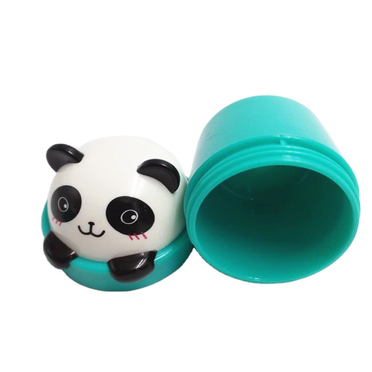hot sale pp cosmetic containers cute animal carton baby care cream jar 20ml 25ml 30ml