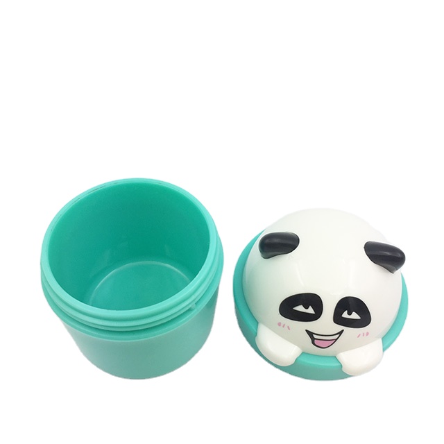 hot sale pp cosmetic containers cute animal carton baby care cream jar 20ml 25ml 30ml