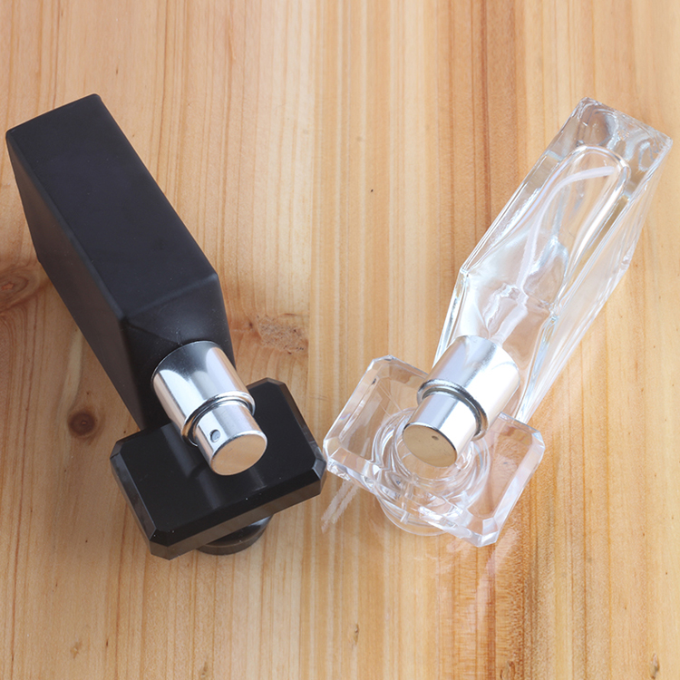 hot sale promotion custom logo black transparent luxury 30 ml empty perfume bottles