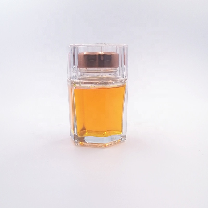 hot sale wide mouth honey bee jar spice food container storage caviar glass bottle hexagon 60ml jam sauce twist off lid vitamin
