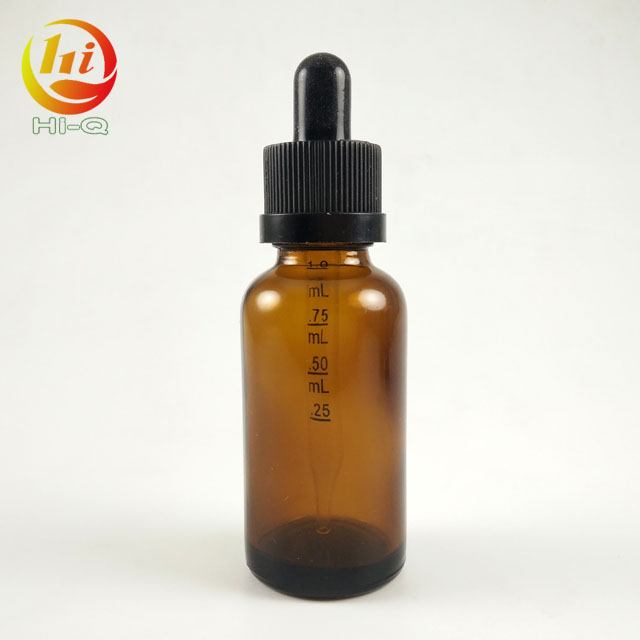 hot sales 1 oz 30 ml amber brown scale graduation dropper bottle with measurement markings