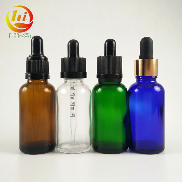 hot sales 1 oz 30 ml amber brown scale graduation dropper bottle with measurement markings