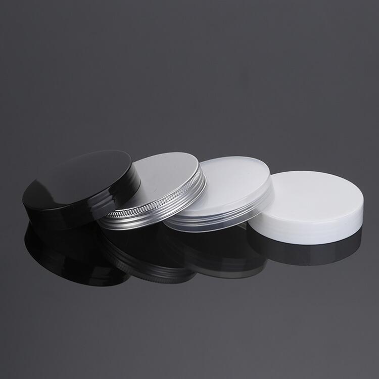 hot sales 30ml 50ml 100ml 120ml 200ml 250ml 500ml cosmetic packaging clear amber black pet plastic cream jar with plastic lid