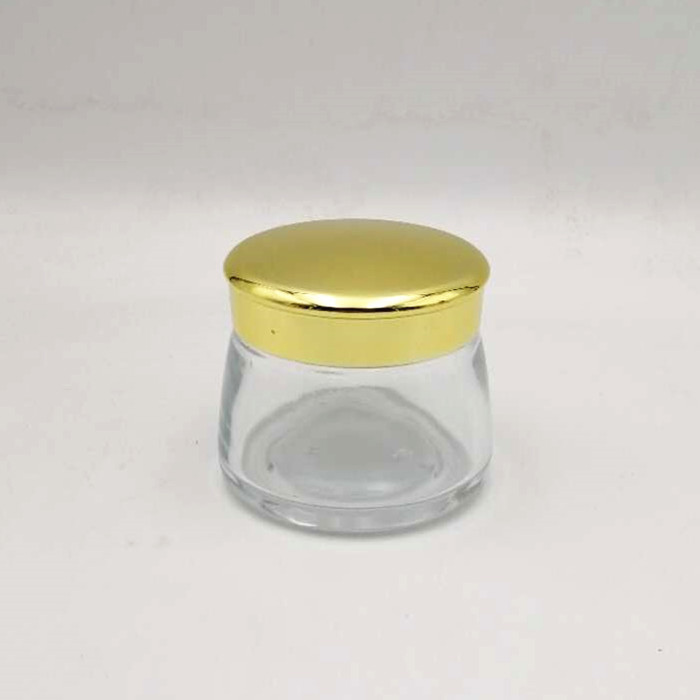 hot sell 100g cosmetic glass jar big container facial jars